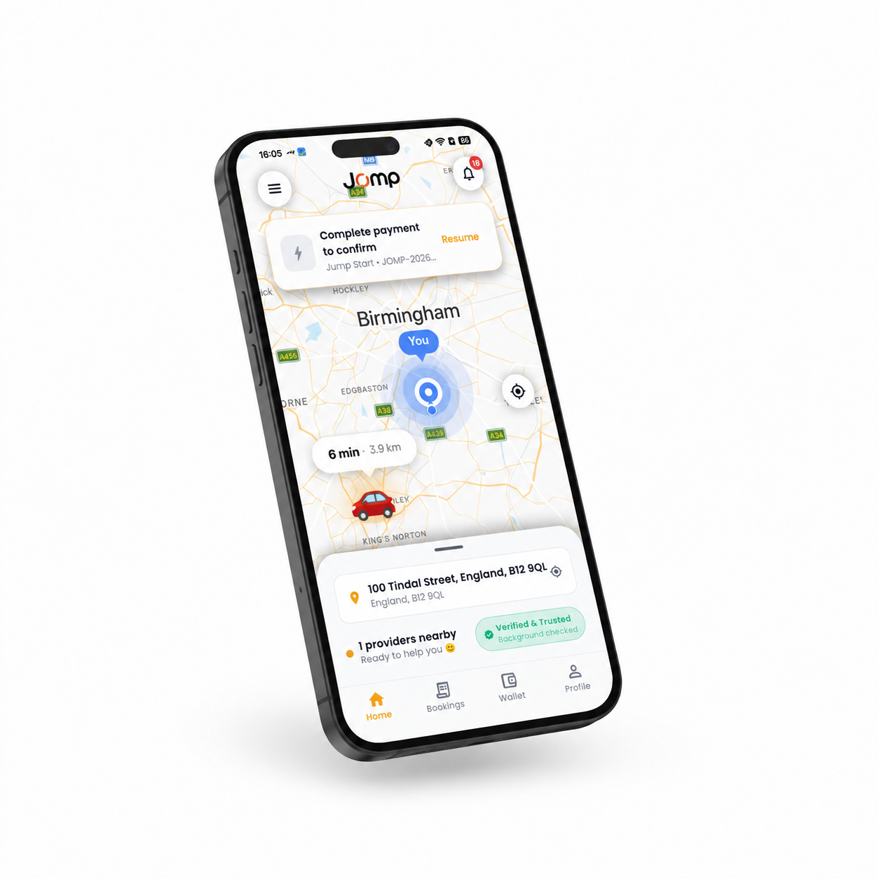 JOMP instant matching map interface